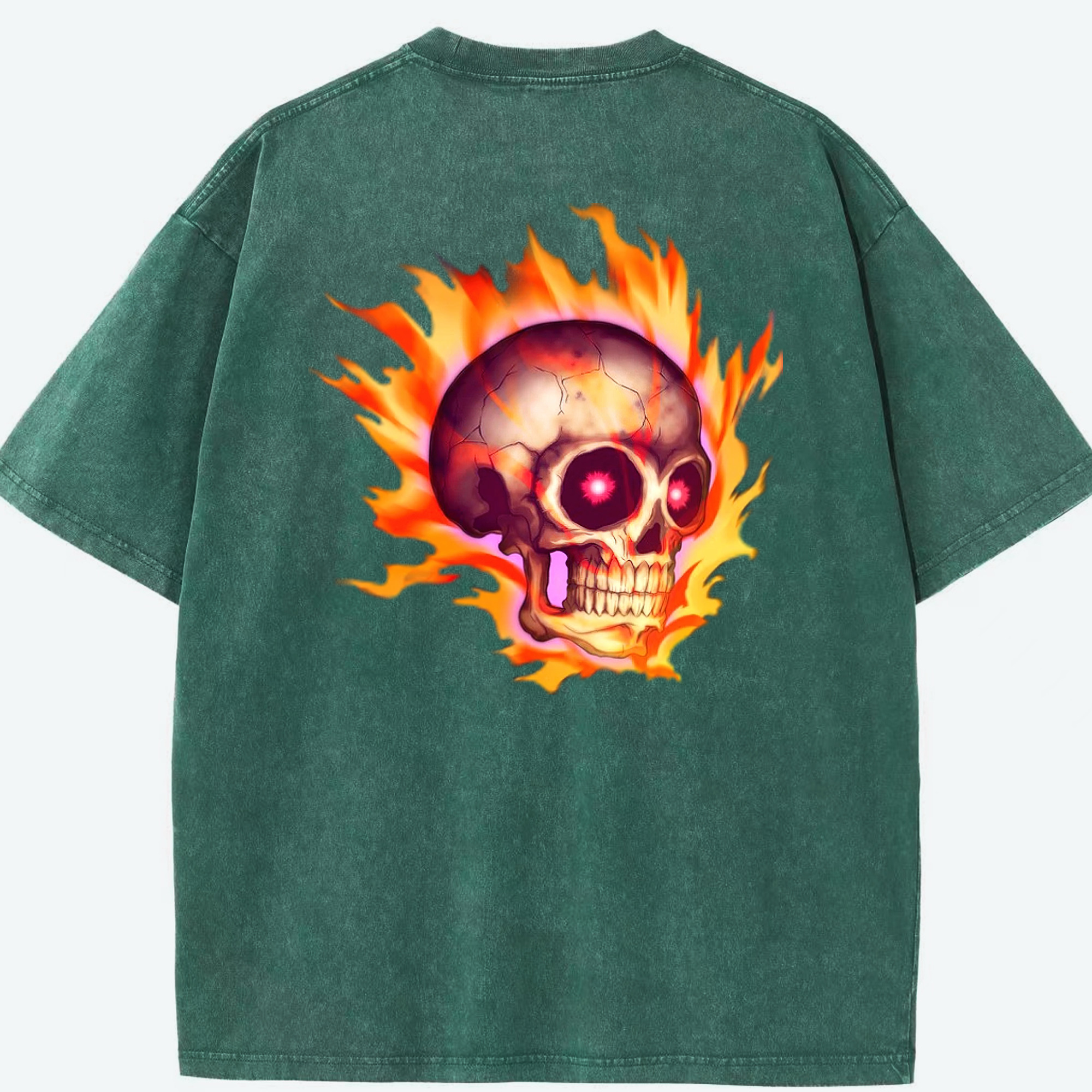 （画像用） 遊☆戯☆王 Yu-Gi-Oh! 綿100% ヴィンテージ風 半袖Tシャツ（背面プリント）